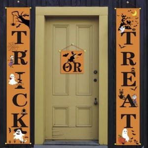 Orange Halloween Door Panel Decor